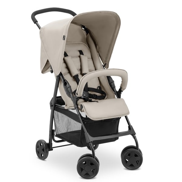 slide 2 of 8, hauck Sport T13 Lightweight Compact and Foldable Stroller, Push Chair, Beige - 13.2