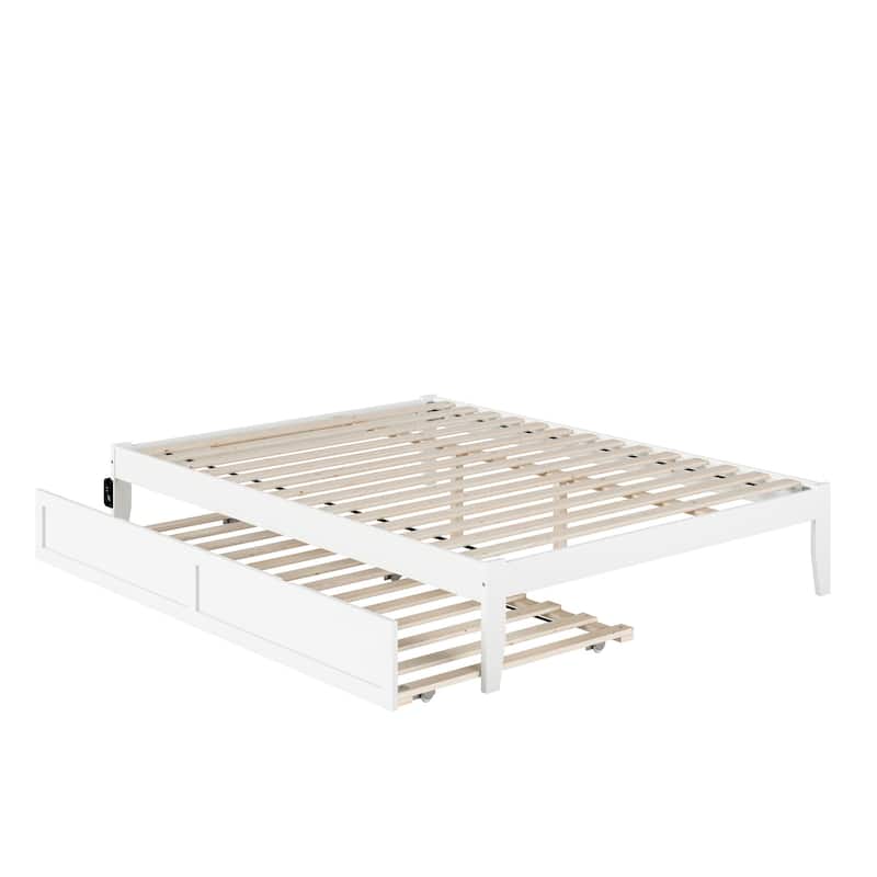 Colorado Bed with USB Turbo Charger and Twin Extra Long Trundle