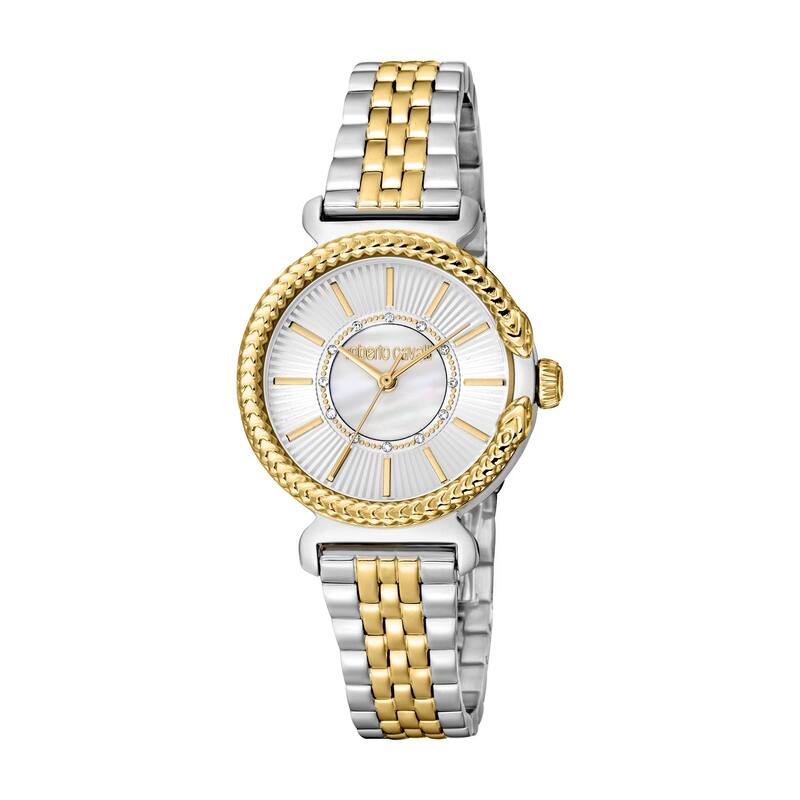 Roberto Cavalli Women RC5L061M0085 Quartz Watch - Two-Tone