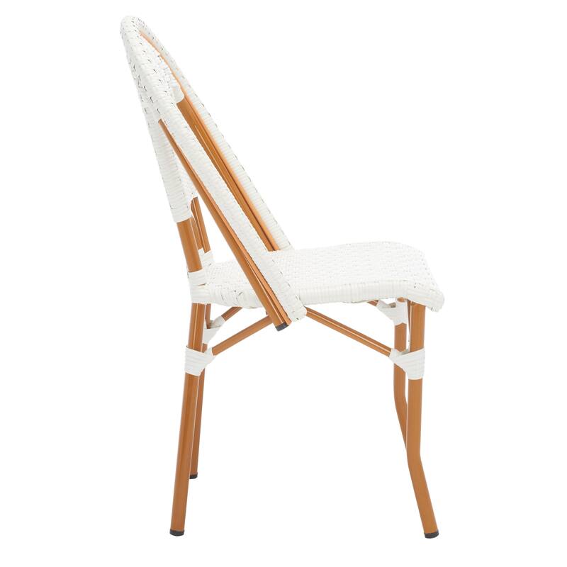 SAFAVIEH Emiliana Outdoor Side Chair Set of 2 (Fully Assembled) - 20Wx35Dx22H