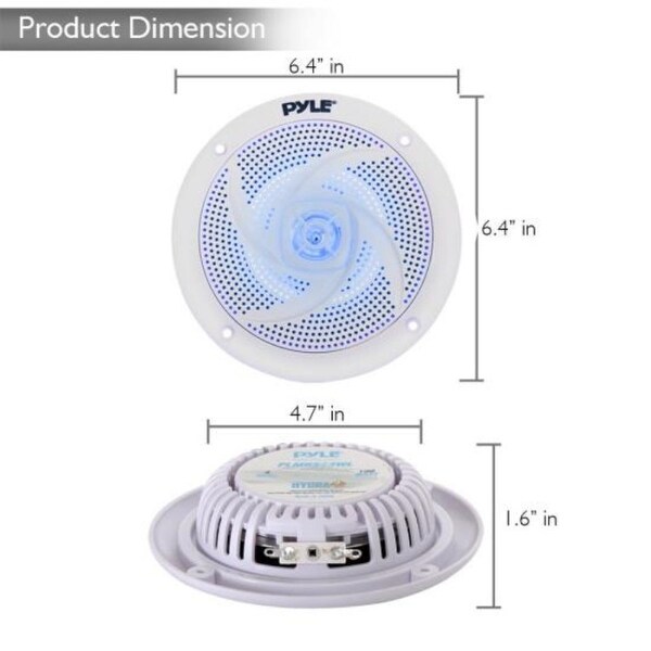 low profile marine speakers