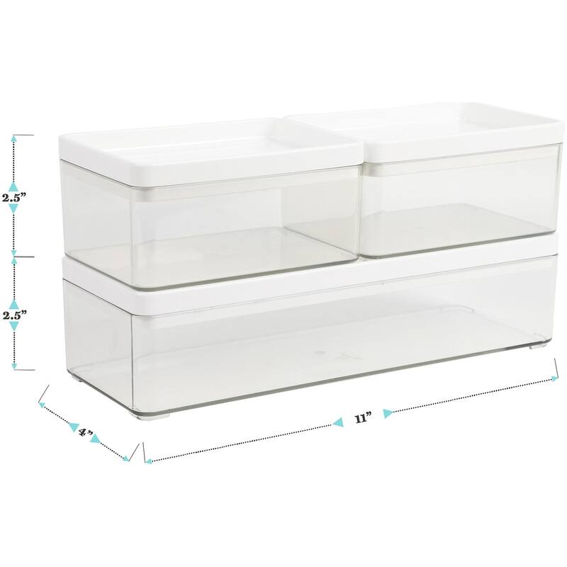Flash Furniture GS-BA1360-3P-CL-WH-MS Grady 2-1/2" Tall Office