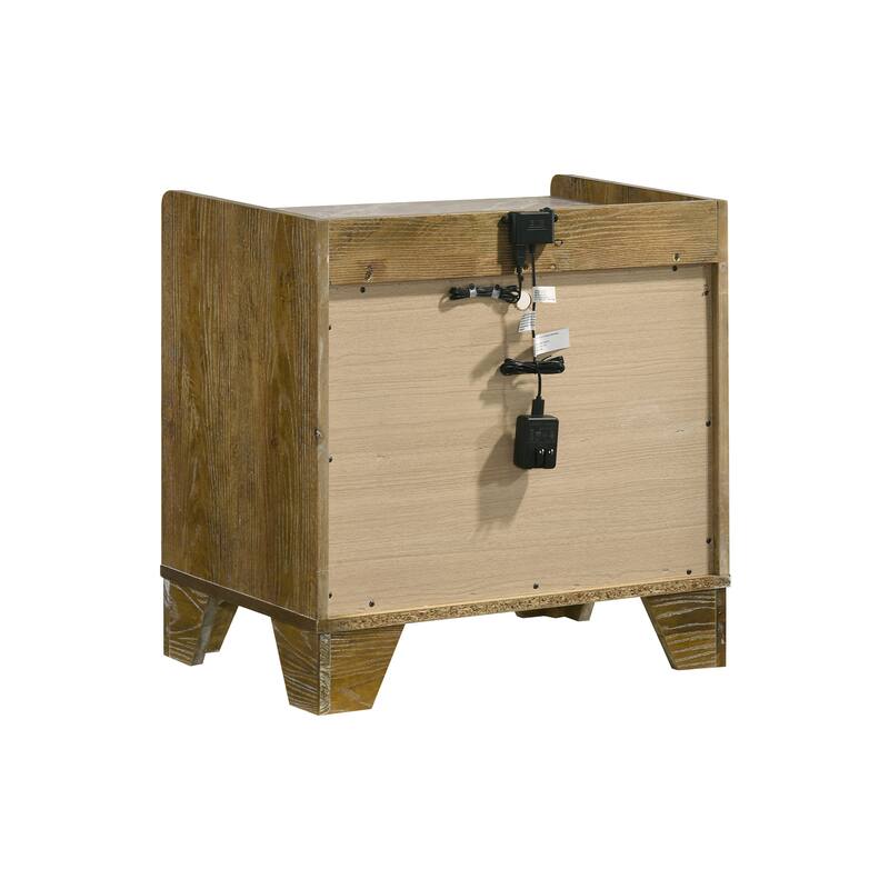 1-Drawer Nightstand with Integrated LED
