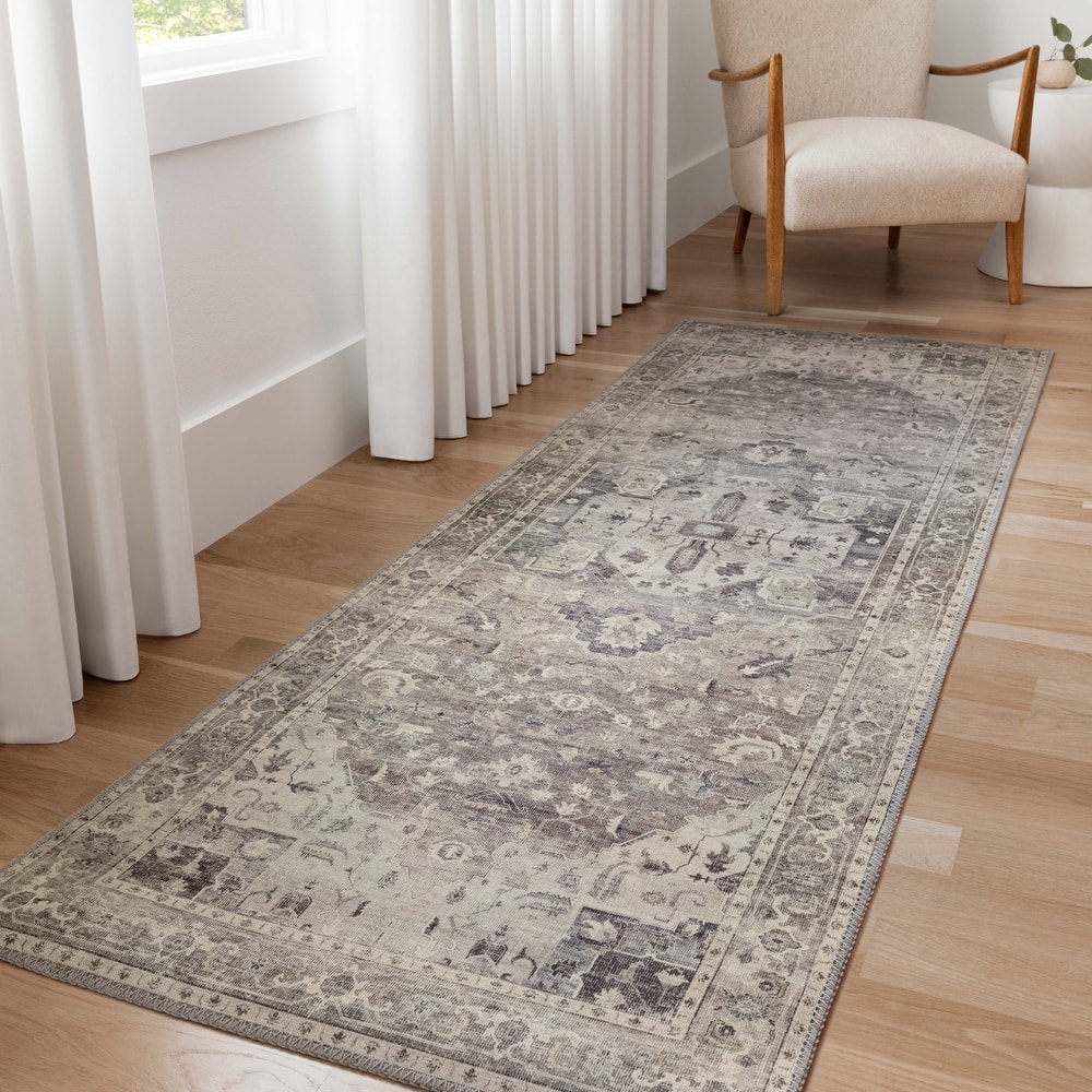 Alexander Home Venetian Printed Distressed Area Rug