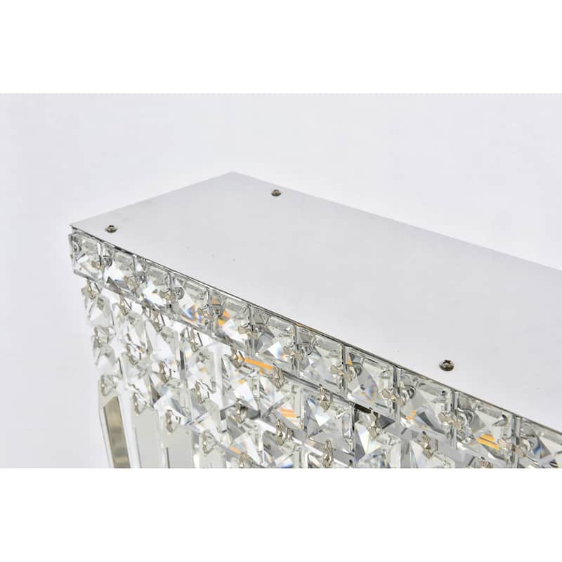 Elegant Lighting V2032W18/RC Maxime 3 Light 6" Tall Wall Sconce with