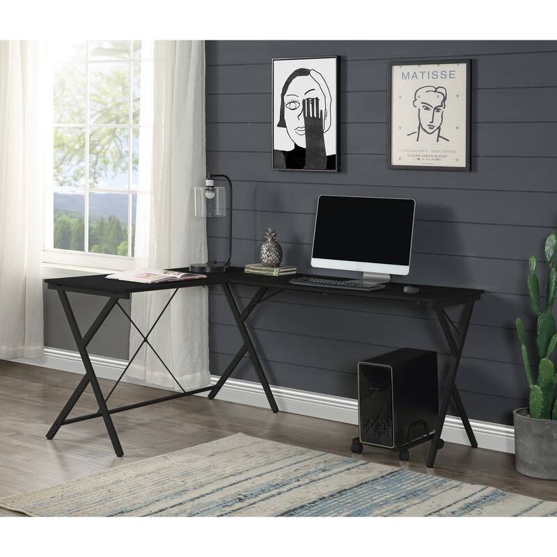 Dazenus Black Finish Computer Desk