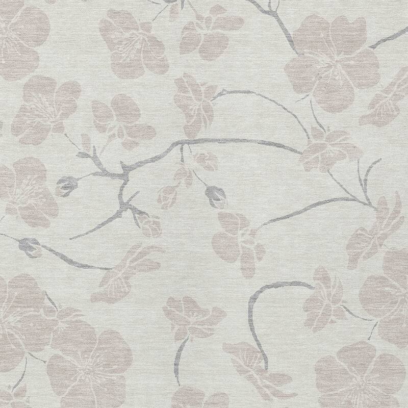 HomeRoots Floral Transitional Rectangle Outdoor Rug