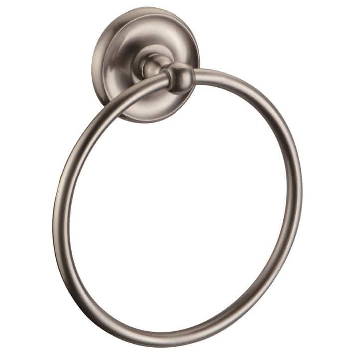 Design House San Martin 7-1/8" Wall Mounted Towel Ring - Brushed Nickel