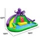 preview thumbnail 7 of 5, HeroKiddo Octopus Inflatable Bounce House Water Park for Toddlers & Kids with Dual Lane Slide & Air Blower, Indoor Outdoor Play