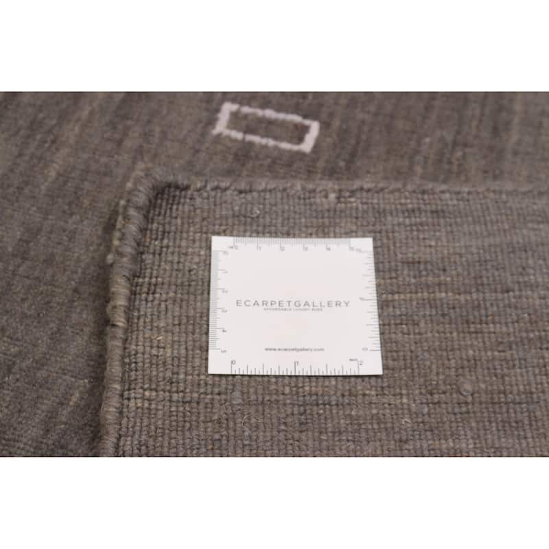 Kashkuli Gabbeh Grey Rug 5'8" x 8'0" - 5'8 x 8'0