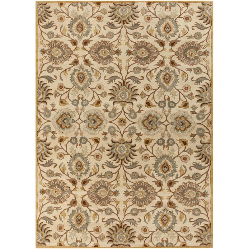 Livabliss Caesar Updated Traditional Paisley Hand Tufted Area Rug.