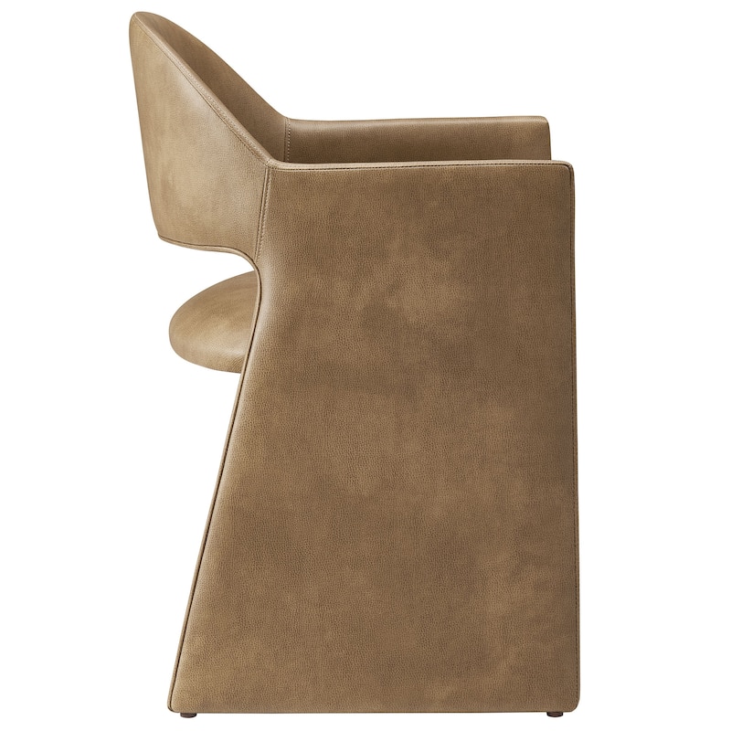 Talia Vegan Leather Dining Armchair