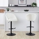 preview thumbnail 22 of 84, Porch & Den Livesey High Back Adjustable Bar Stool with Rounded T Footrest (Set of 2)