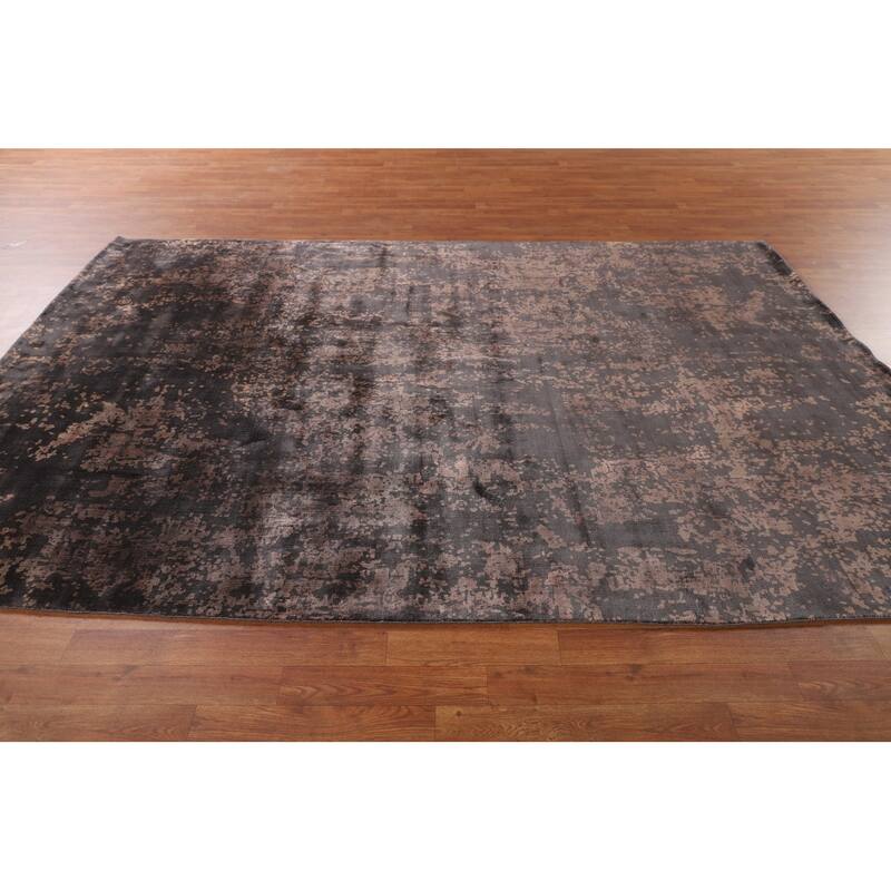 Modern / Abstract Oriental Area Rug Handmade Wool Carpet - 6'6"x 9'4"