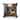 Reindeer Winter Heart Indoor/Outdoor Reversible Throw Pillow Black and Beige