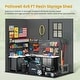preview thumbnail 23 of 51, Patiowell 4' x 4' & 4' x 6' & 4' x 8' Plastic Outdoor Storage Shed, Resin Shed with Floor and Window for Patio Furniture,Tools
