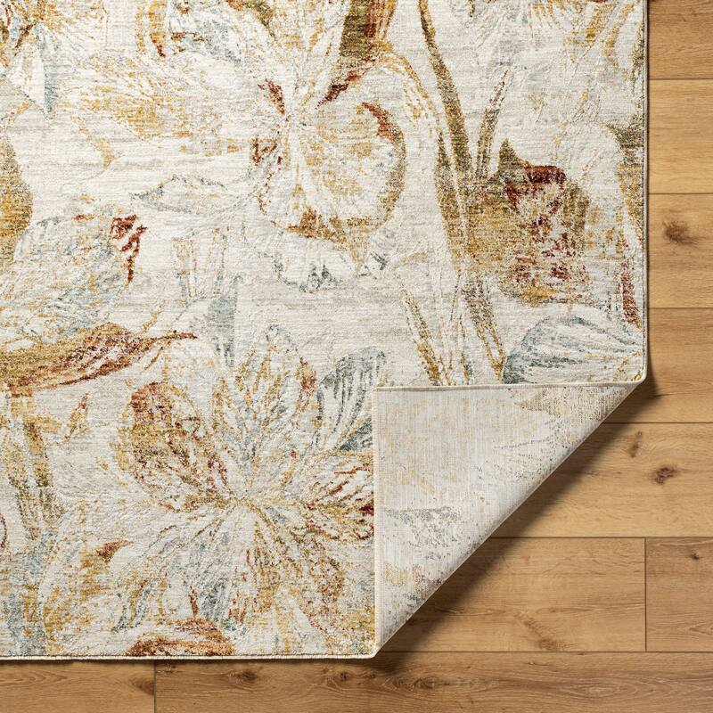 Livabliss Tropical Roseanne Floral & Botanical Area Rug