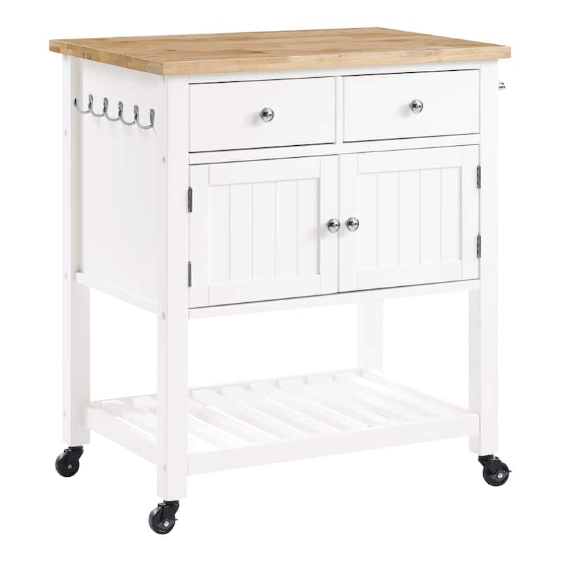 Stirling Kitchen Cart - White