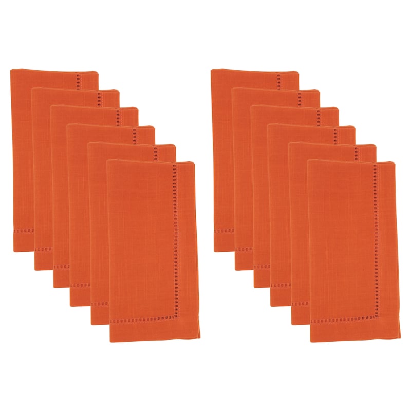 Hemstitched Border Dinner Napkin (Set of 12)