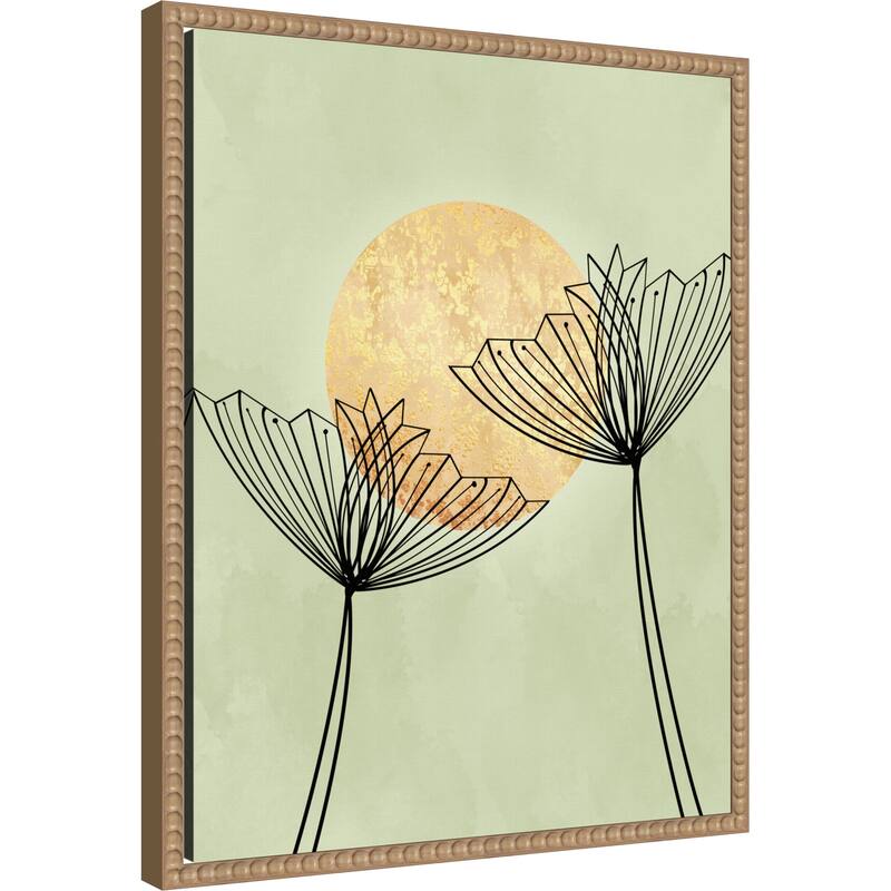Abstract Botanicals by Sannel Larson Framed Canvas Wall Art Print