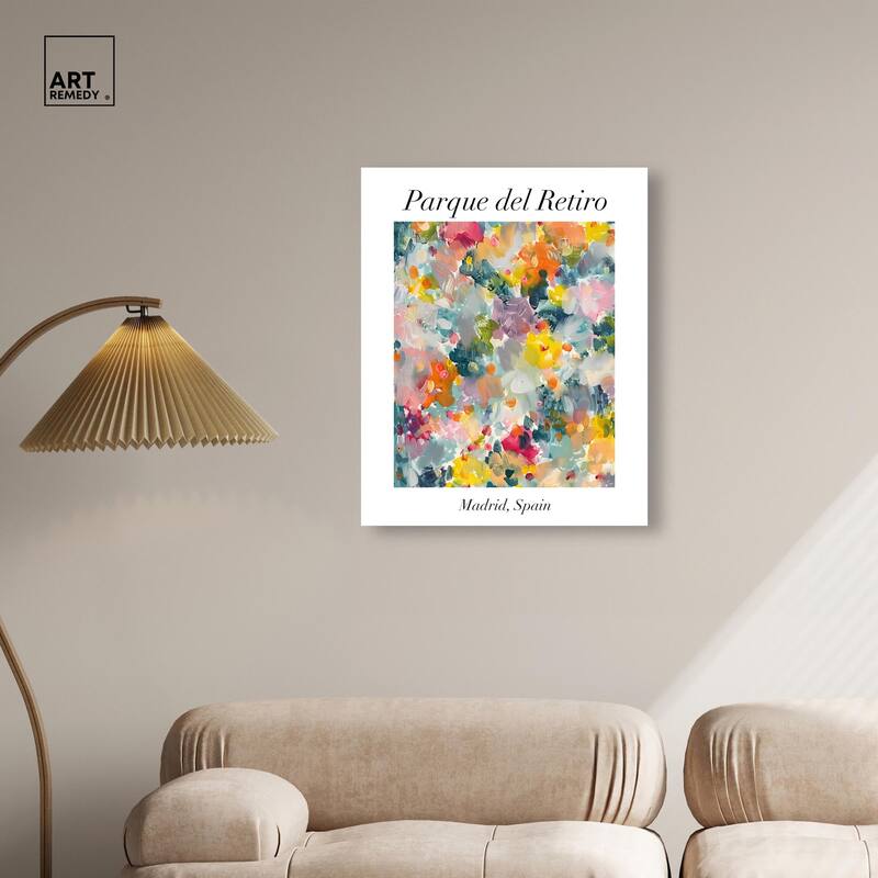 Retiro Park Canvas by Art Remedy, Gallery Wrapped