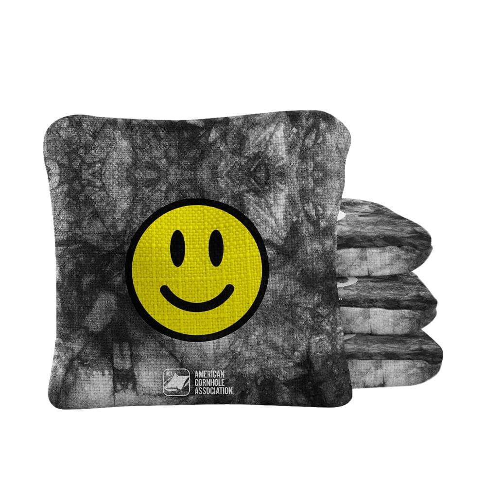 Tie-Dye Black Dual Sided Cornhole Bags