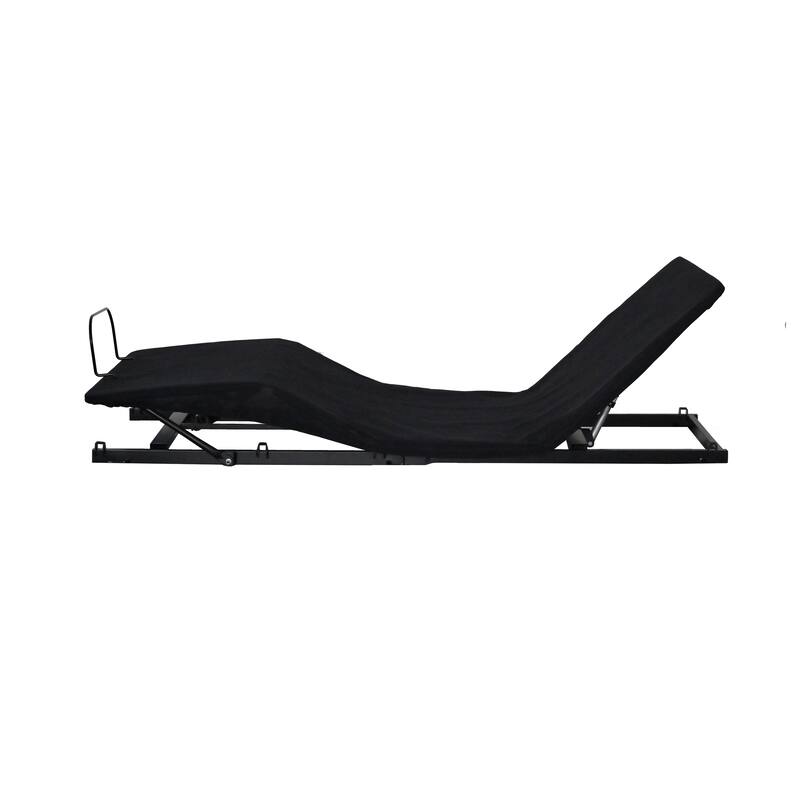 Queen Size Steel Frame Adjustable Foldable Bed with Head/Foot Incline (Tool-Free Assembly)