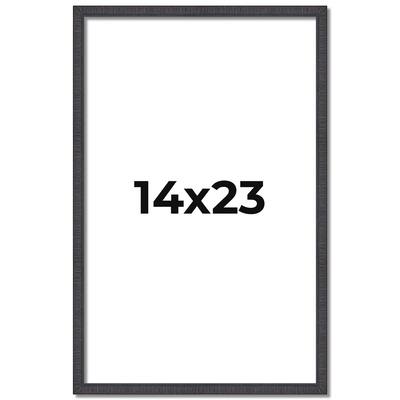 14x23 Frame Brown Solid Wood Picture Frame - Complete Modern Photo