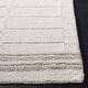preview thumbnail 6 of 8, SAFAVIEH Handmade Metro Pille Modern Stripe Wool Rug