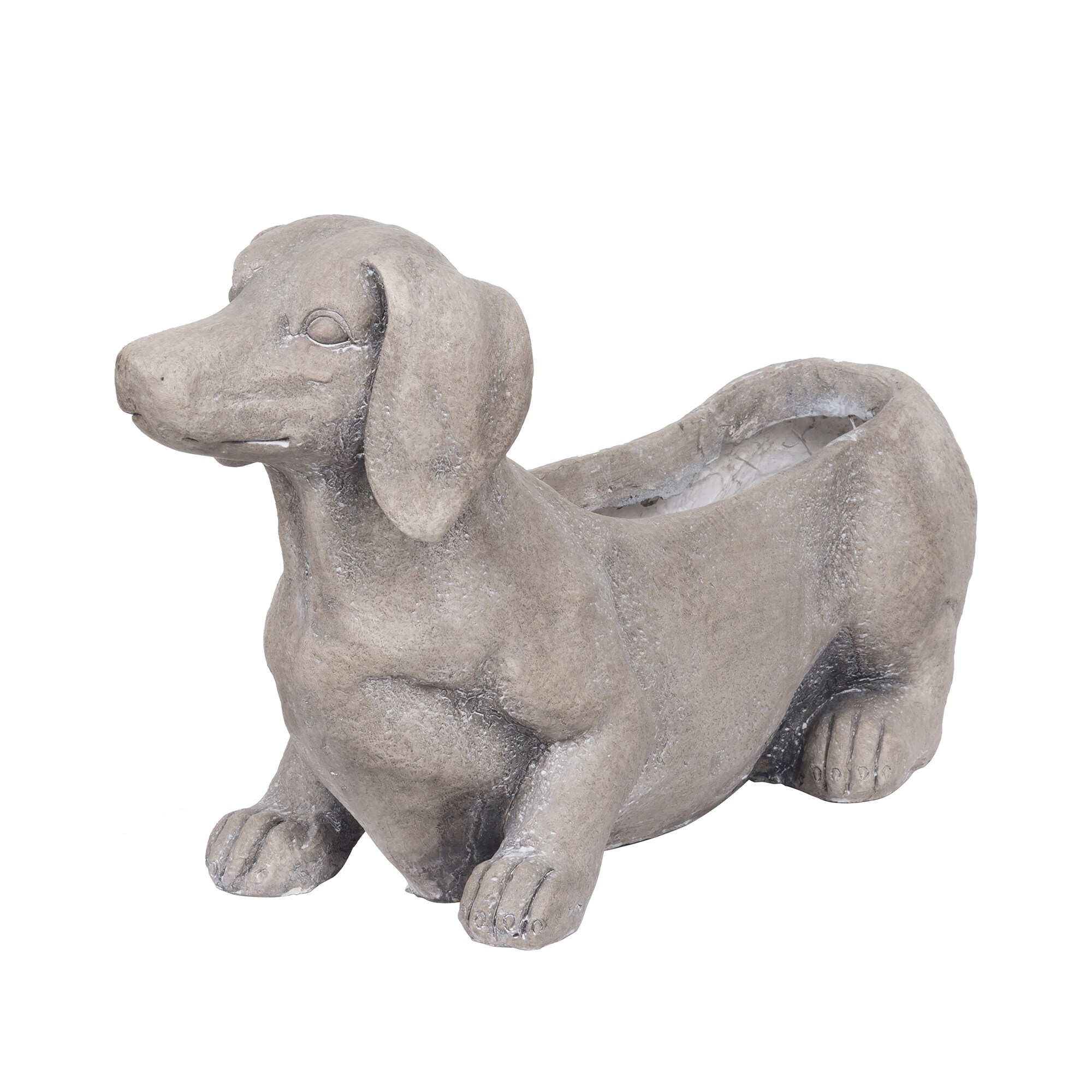 Shop A B Home Manon Gray Dog Planter Overstock 21162349