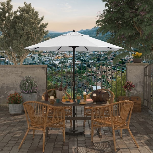 7.5 patio umbrella tilt Formosa Covers 7.5ft aluminum market crank & color Hunter Green If you want a patio umbrella that is fade Tan Crank & Tilt Round