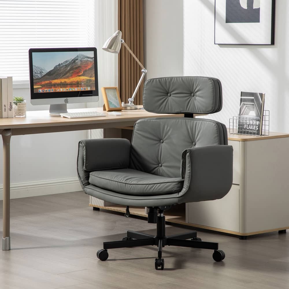 Swivel Task Office Chairs,Accent Chair With Adjustable Armrests And Headrest