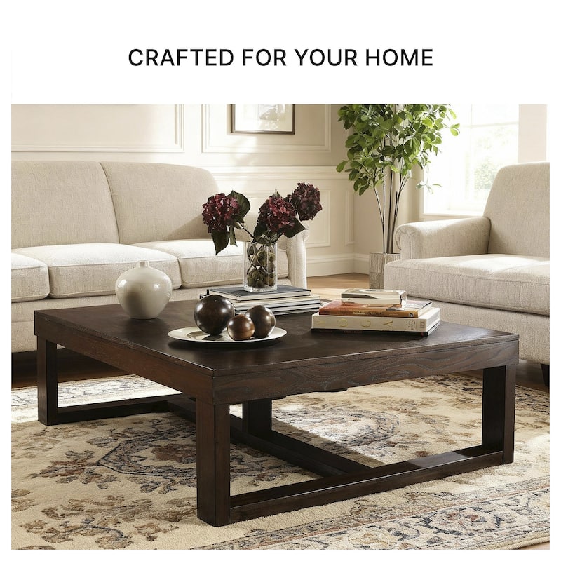 Watson Dark Brown Rectangular Cocktail Table