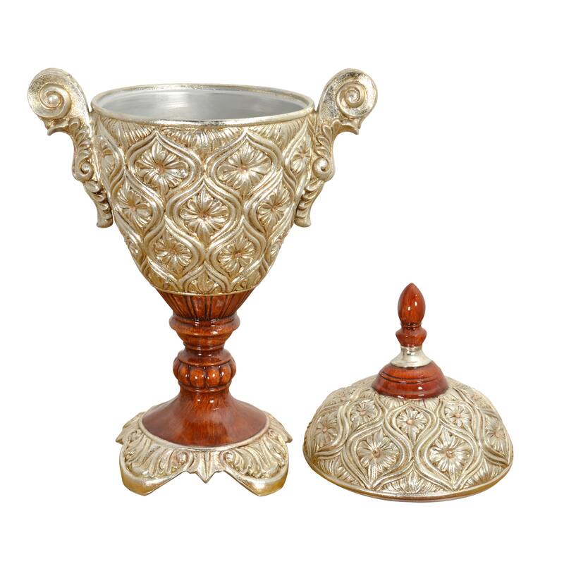 Valencia Stately Lidded Urn 23 Inches Tall