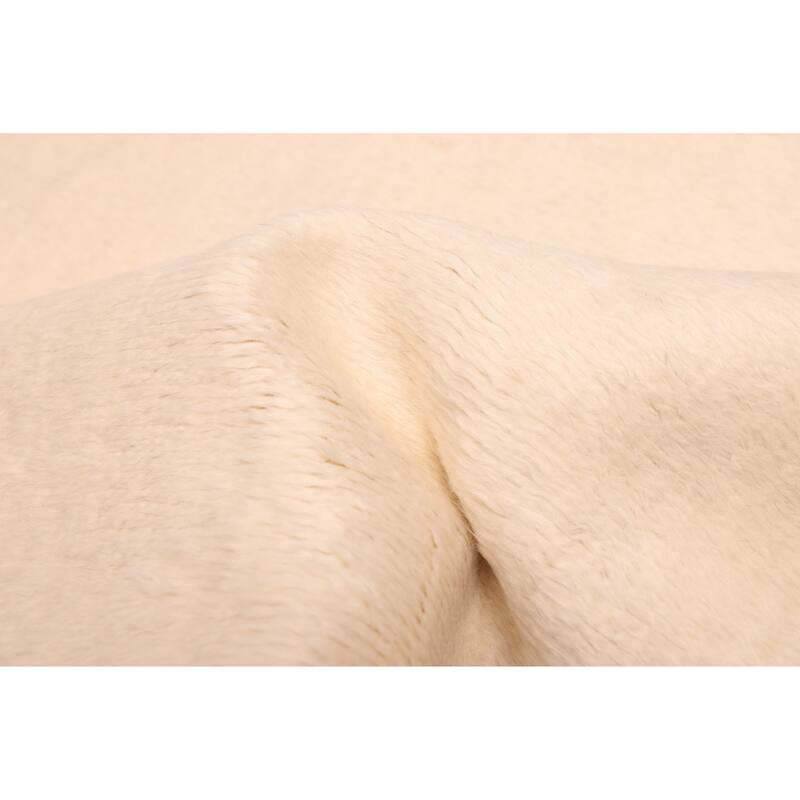 ECARPETGALLERY Hand-knotted Pak Finest Marrakesh Cream Wool Rug - 5'5 x 6'6