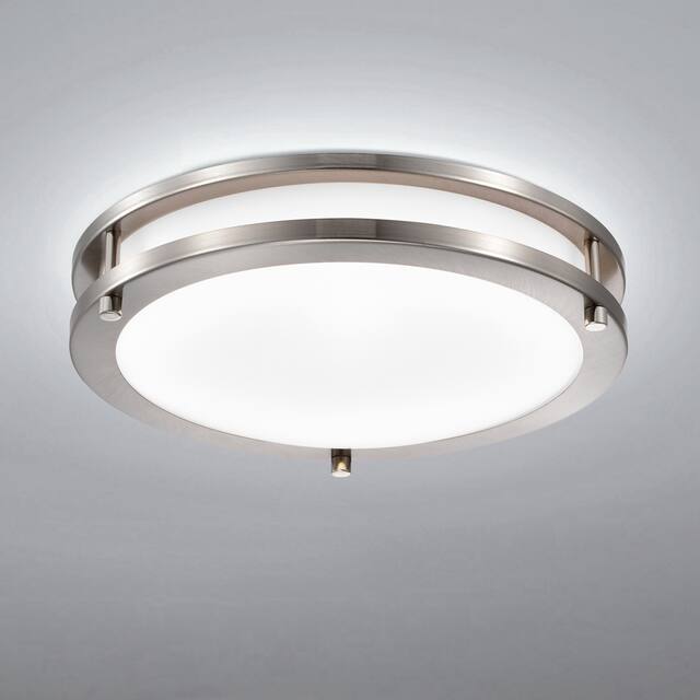 Dimmable LED Flush Mount Ceiling Light Selectable 3000K/4000K/5000K
