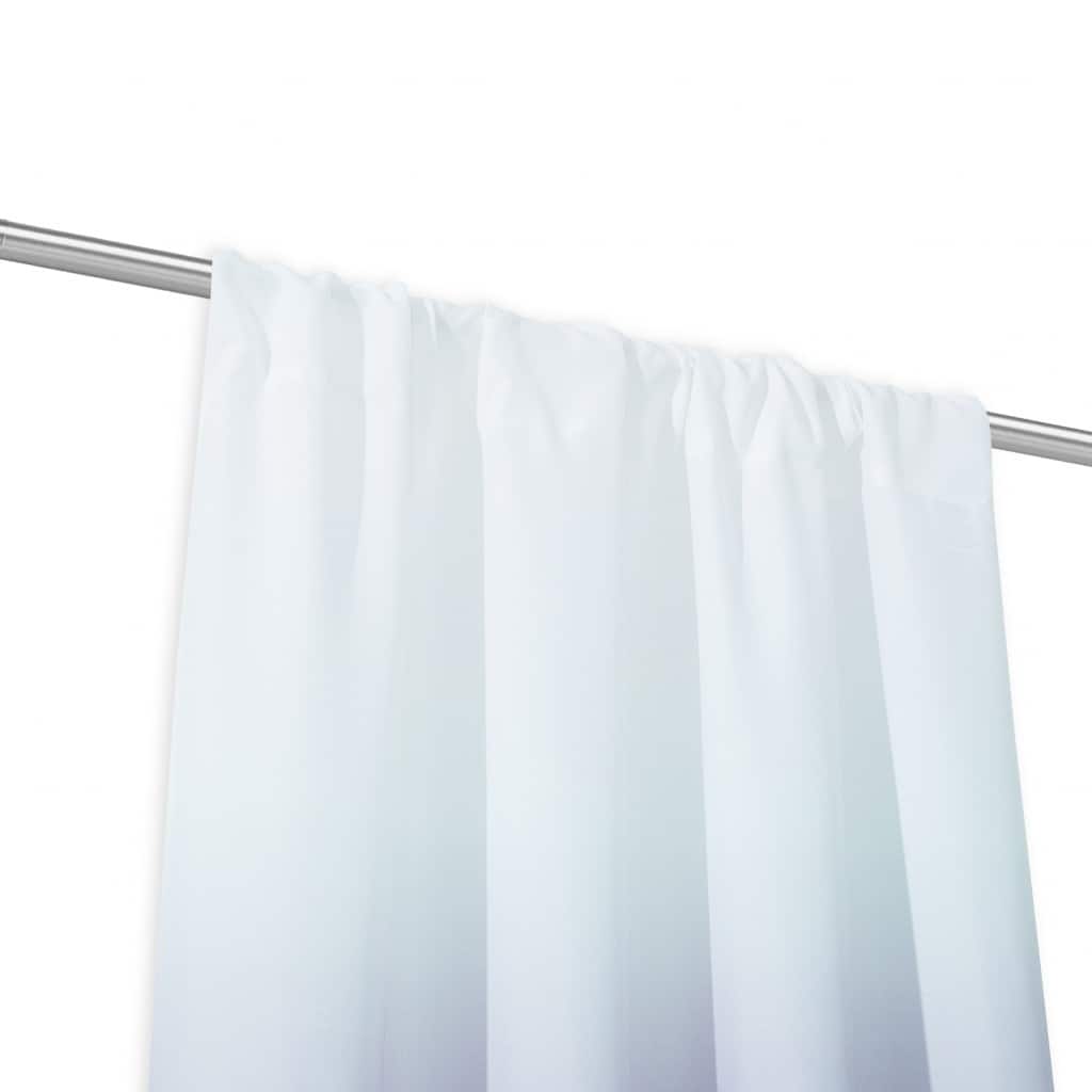 HomeRoots Set of Two 84" Blue Ombre Shades Window Panels - 84" x 76"