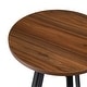 preview thumbnail 50 of 50, Glitzhome Modern 3-Piece Adjustable Bar Table Faux Leather Stool Pub Sets