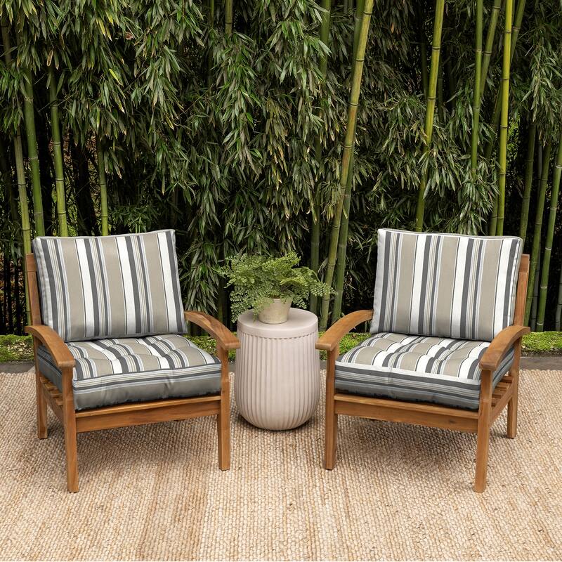 ARDEN earthFIBER Tufted Blowfill Deep Seat Set, 24 x 24