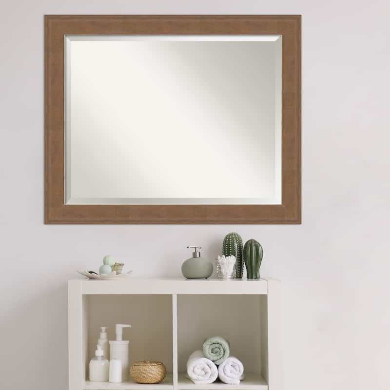 Beveled Bathroom Wall Mirror - Alta Frame