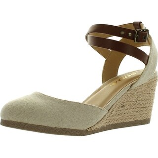 natural espadrille wedge
