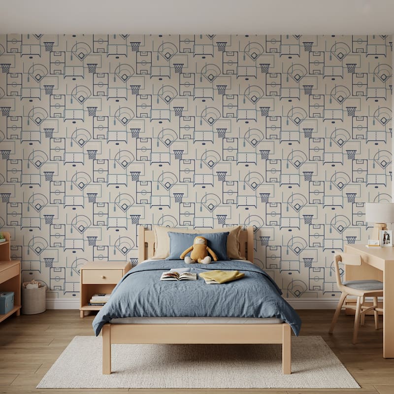 Veer Decor Sports Play Zone Peel and Stick Wallpaper