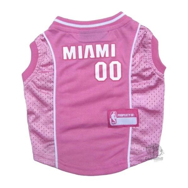 Shop Miami Heat Pink Pet Jersey - Small - Free Shipping On ...