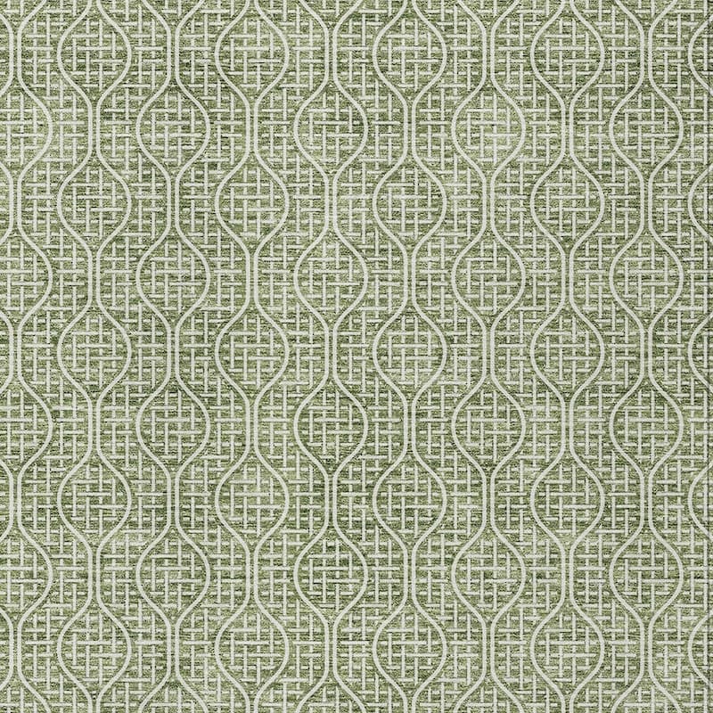 HomeRoots Geometric Transitional Rectangle Outdoor Rug