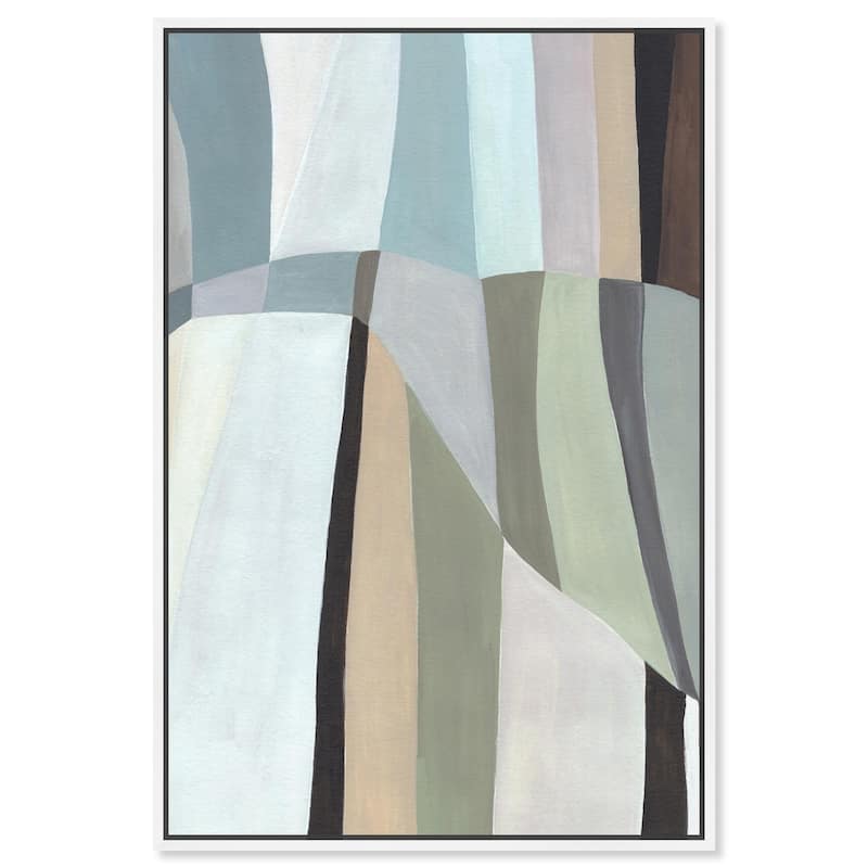 Abstract Fragments I Canvas by Art Remedy - White - 16" x 24"