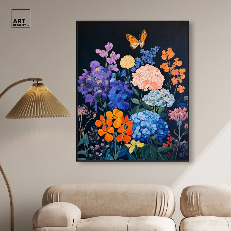 Twilight Blossoms I Canvas by Art Remedy