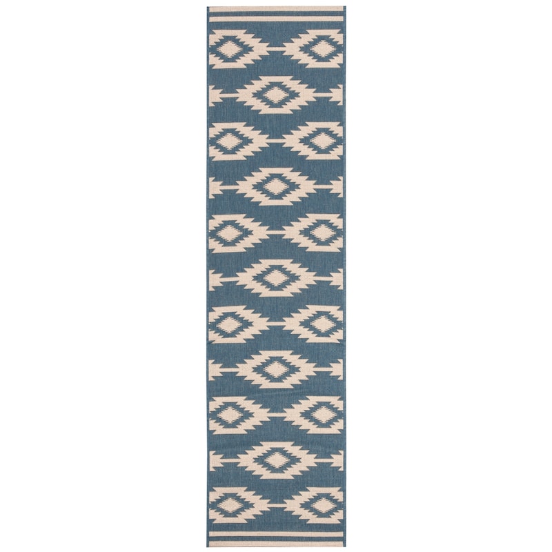 SAFAVIEH Linden Seda Indoor/ Outdoor Waterproof Patio Backyard Rug
