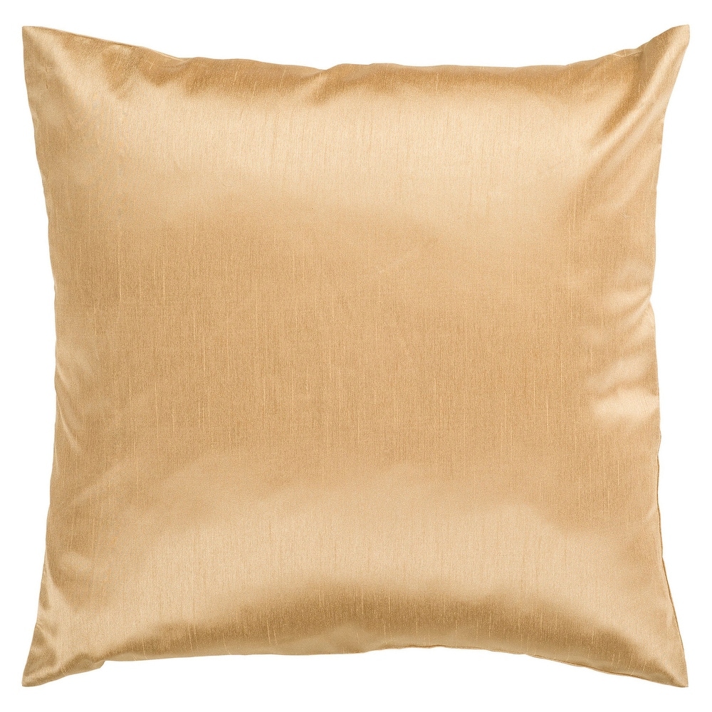 Artistic Weavers Decorative Chic 18-inch Square Solid Throw Pillow Cover with Poly Insert