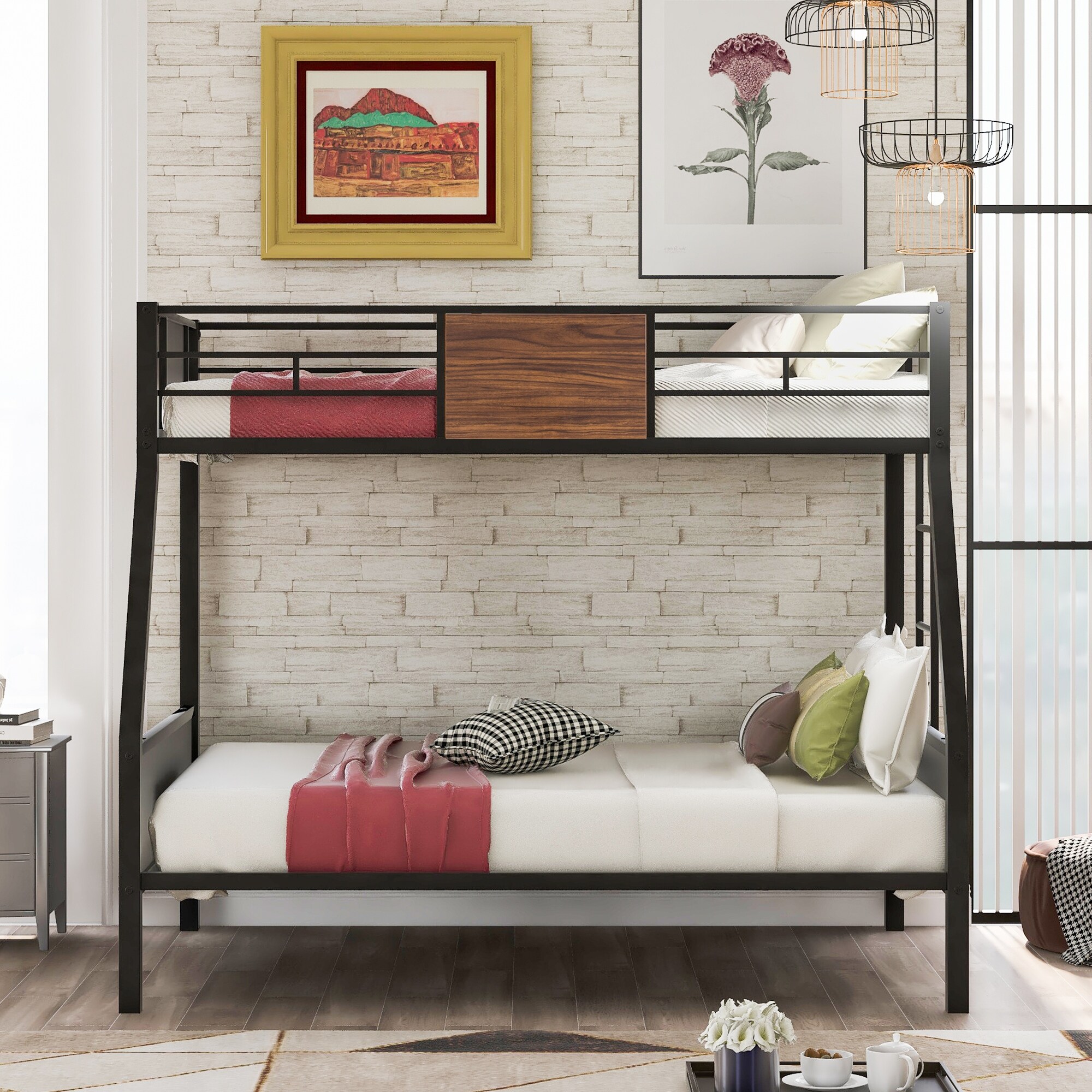 Girls bunk beds twin over full online