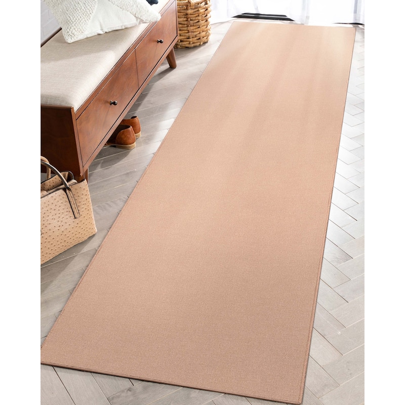 Well Woven Plain Solid Modern Flat-Weave Area Rug